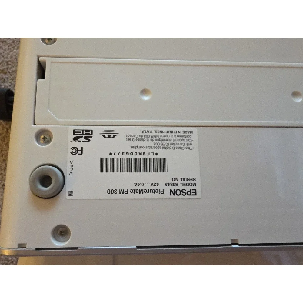Epson PictureMate PM 300 Digital Photo Inkjet Printer Pm300 READ